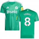 adult & kids Newcastle United Soccer Uniform 8 Sandro Tonali Jersey 2526 Away Activewear Green Shirt