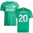 adult & kids Newcastle United Soccer Uniform 20 Anthony Elanga Jersey 2526 Away Activewear Green