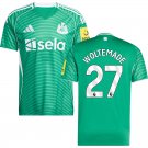 adult & kids Newcastle United Soccer Uniform 27 Nick Woltemade Jersey 2526 Away Activewear Green