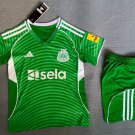 youth Newcastle United Soccer Uniform suit Blank Jersey set 2526 kids Away Activewear Green kit