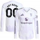 adult & kids Manchester United Soccer Uniform 00 Custom name number Jersey 2526 Away Long Sleeve