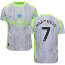 adult & kids Manchester City Soccer Uniform 7 Omar Marmoush Jersey 2526 Third Activewear Green Shirt