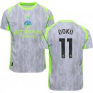 adult & kids Manchester City Soccer Uniform 11 Jeremy Doku Jersey 2526 Third Activewear Green Shirt