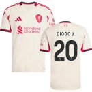 adult & kids Liverpool Soccer Uniform 20 Diogo Jota Jersey 2526 Away Activewear White Shirt