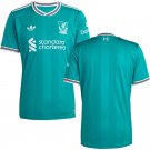adult & kids Liverpool Soccer Uniform Blank Jersey 2526 Third Activewear Green Shirt
