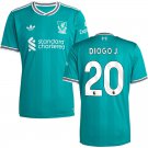 adult & kids Liverpool Soccer Uniform 20 Diogo Jota Jersey 2526 Third Activewear Green Shirt