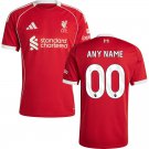 adult & kids Liverpool Soccer Uniform 00 Custom name number Jersey 2526 Home Activewear Red Shirt