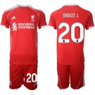 adult & kids Liverpool Soccer Uniform suit 20 Diogo Jota Jersey set 2526 Home Activewear Red kit