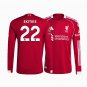 adult & kids Liverpool Soccer Uniform 22 Hugo Ekitike Jersey 2526 Home Long Sleeve Red Shirt