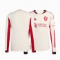 adult & kids Liverpool Soccer Uniform Blank Jersey 2526 Away Activewear White Long Sleeve Shirt