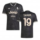 adult & kids Juventus Soccer Uniform 19 Khephren Thuram Jersey 2526 Third Activewear Black Shirt