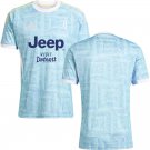 adult & kids Juventus Soccer Uniform Blank Jersey 2526 Away Activewear Blue Shirt