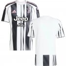 adult & kids Juventus Soccer Uniform Blank Jersey 2526 Home Activewear White Shirt