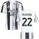 adult & kids Juventus Soccer Uniform 22 Weston McKennie Jersey 2526 Home Activewear White Shirt