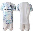 adult & kids Inter Milan Soccer Uniform suit Blank Jersey set 2526 Away Activewear White Shirt kit
