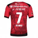 adult & kids Tijuana Soccer Uniform 7 Charly Vitinho Jersey 2526 Home Activewear Red Shirt