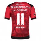 adult & kids Tijuana Soccer Uniform 11 Adonis Preciado Jersey 2526 Home Activewear Red Shirt