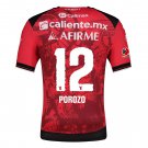 adult & kids Tijuana Soccer Uniform 12 Jackson Porozo Jersey 2526 Home Activewear Red Shirt