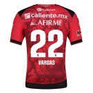 adult & kids Tijuana Soccer Uniform 22 Leonardo Vargas Jersey 2526 Home Activewear Red Shirt