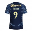 adult & kids America Soccer Uniform 9 Henry Jersey 2526 Away Activewear Navy Shirt