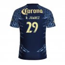 adult & kids America Soccer Uniform 29 R. Juarez Jersey 2526 Away Activewear Navy Shirt