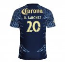 adult & kids America Soccer Uniform 20 R. Sanchez Jersey 2526 Away Activewear Navy Shirt