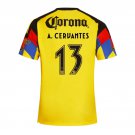 adult & kids America Soccer Uniform 13 A. Cervantes Jersey 2526 Home Activewear Yellow Shirt