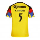 adult & kids America Soccer Uniform 5 K. Alvarez Jersey 2526 Home Activewear Yellow Shirt