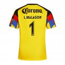 adult & kids America Soccer Uniform 1 L. Malagon Jersey 2526 Home Activewear Yellow Shirt