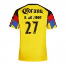 adult & kids America Soccer Uniform 27 R. Aguirre Jersey 2526 Home Activewear Yellow Shirt