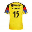 adult & kids America Soccer Uniform 15 R. Orquin Jersey 2526 Home Activewear Yellow Shirt