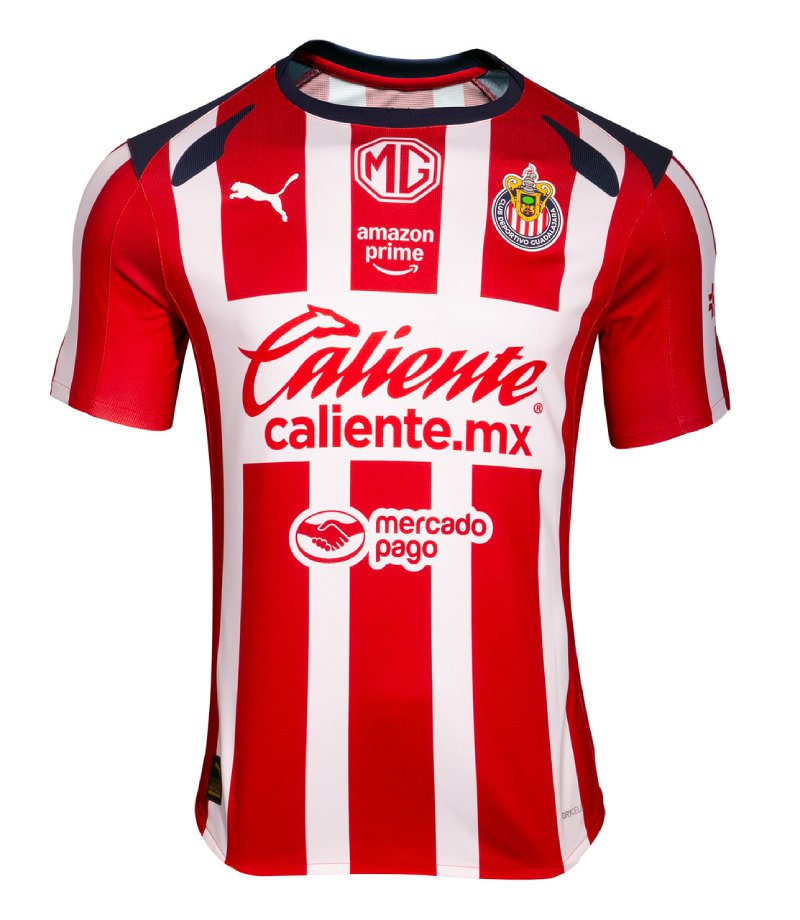 adult & kids Chivas Soccer Uniform Blank Jersey 2526 Home Activewear Red Shirt