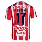 adult & kids Chivas Soccer Uniform 17 LUIS ROMO Jersey 2526 Home Activewear Red Shirt