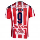 adult & kids Chivas Soccer Uniform 9 PULIDO Jersey 2526 Home Activewear Red Shirt
