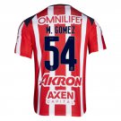 adult & kids Chivas Soccer Uniform 54 M. GOMEZ Jersey 2526 Home Activewear Red Shirt