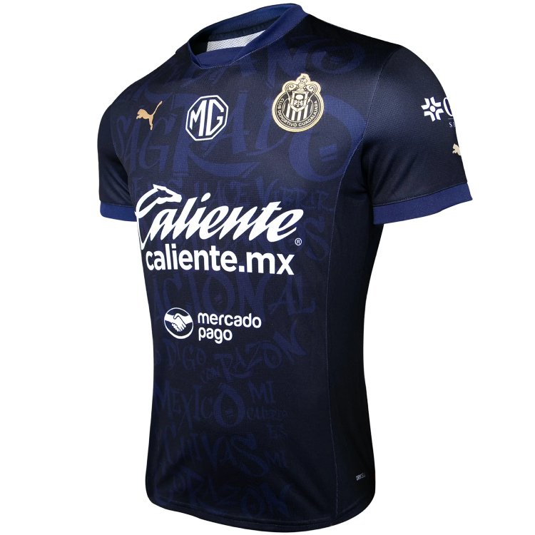 adult unisex Chivas Soccer Uniform Blank Jersey 2526 Third Activewear Navy Shirt