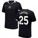 adult & kids Chelsea Soccer Uniform 25 Moises Caicedo Jersey 2526 Third Activewear Black Shirt
