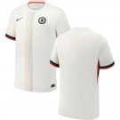 adult & kids Chelsea Soccer Uniform Blank Jersey 2526 Away Activewear Cream Shirt