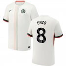 adult & kids Chelsea Soccer Uniform 8 Enzo Fernandez Jersey 2526 Away Activewear Cream Shirt