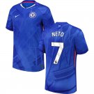 adult & kids Chelsea Soccer Uniform 7 Pedro Neto Jersey 2526 Home Activewear Blue Shirt