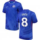adult & kids Chelsea Soccer Uniform 8 Enzo Fernandez Jersey 2526 Home Activewear Blue Shirt