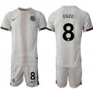 adult & kids Chelsea Soccer Uniform suit 8 Enzo Fernandez Jersey set 2526 Away Activewear Cream kit