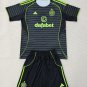 adult & kids Celtic Soccer Uniform suit Blank Jersey set 2526 Away Activewear Black Shirt kit
