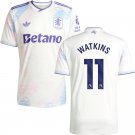 adult & kids Aston Villa Soccer Uniform 11 Ollie Watkins Jersey 2526 Third Activewear White Shirt