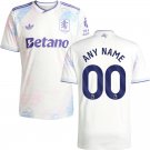 adult & kids Aston Villa Soccer Uniform 00 Custom name number Jersey 2526 Third Activewear White