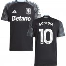 adult & kids Aston Villa Soccer Uniform 10 Emi Buendia Jersey 2526 Away Activewear Black Shirt