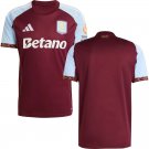 adult & kids Aston Villa Soccer Uniform Blank Jersey 2526 Home Activewear Claret Shirt