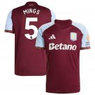 adult & kids Aston Villa Soccer Uniform Blank Jersey 2526 Home Activewear Claret Shirt