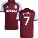 adult & kids Aston Villa Soccer Uniform 7 John McGinn Jersey 2526 Home Activewear Claret Shirt