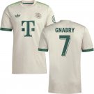 adult & kids Bayern Munchen Soccer Uniform 7 Serge Gnabry Jersey 2526 Oktoberfest Activewear White